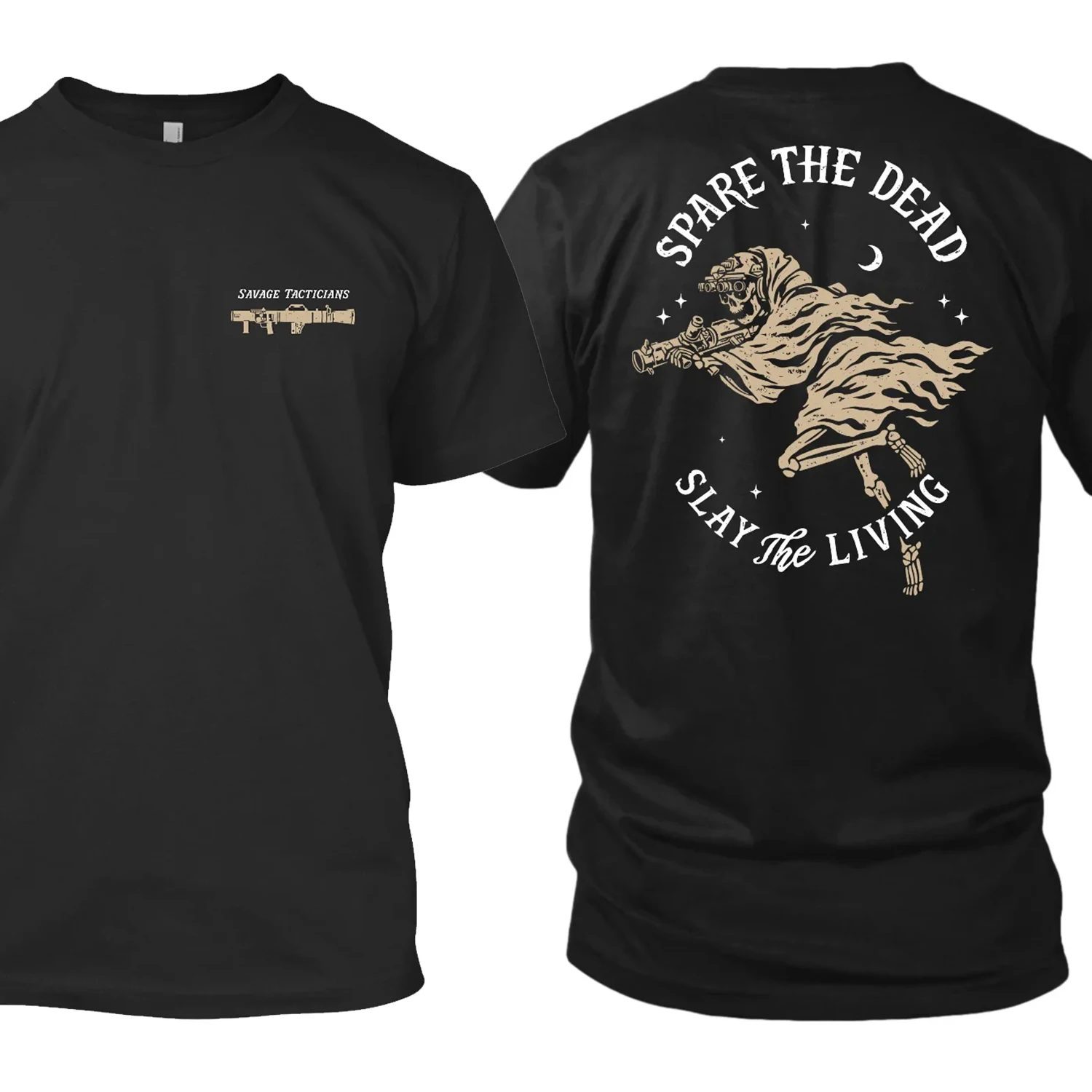 Men Clothes Fashion Tactical T-Shirts Streetwear 100% Cotton Loose Tops Breathable Comfortable Tee Military Enthusiast