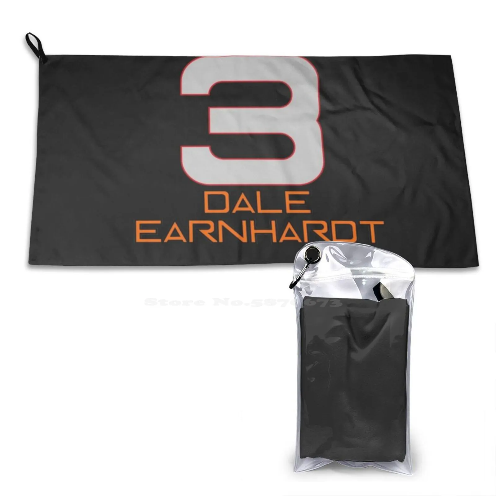 Dale Earnhardt T Shirt Gym Outdoor Sports Fitness Towel Bath Washcloth Dale Earnhardt Racing Jr 3 88 Cars Sr Junior Black