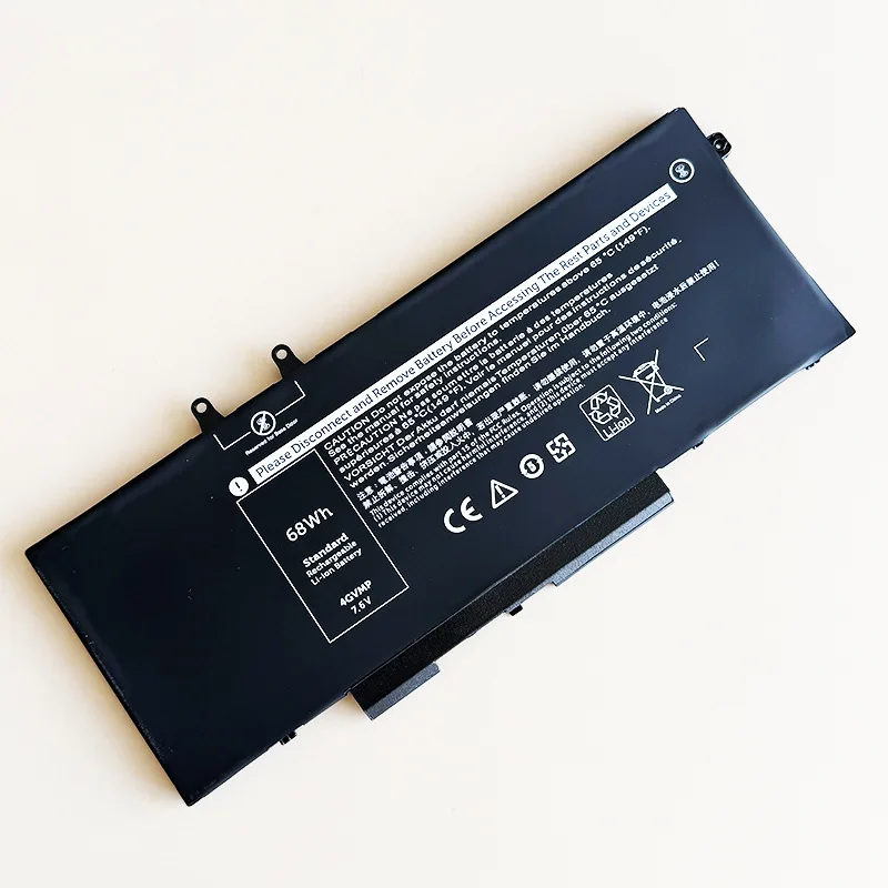 Laptop Battery 4GVMP for Dell Latitude 5400 5500 5410 5510 E5400 E5500 Inspiron 7590 7591 7791 2-in-1 Precision