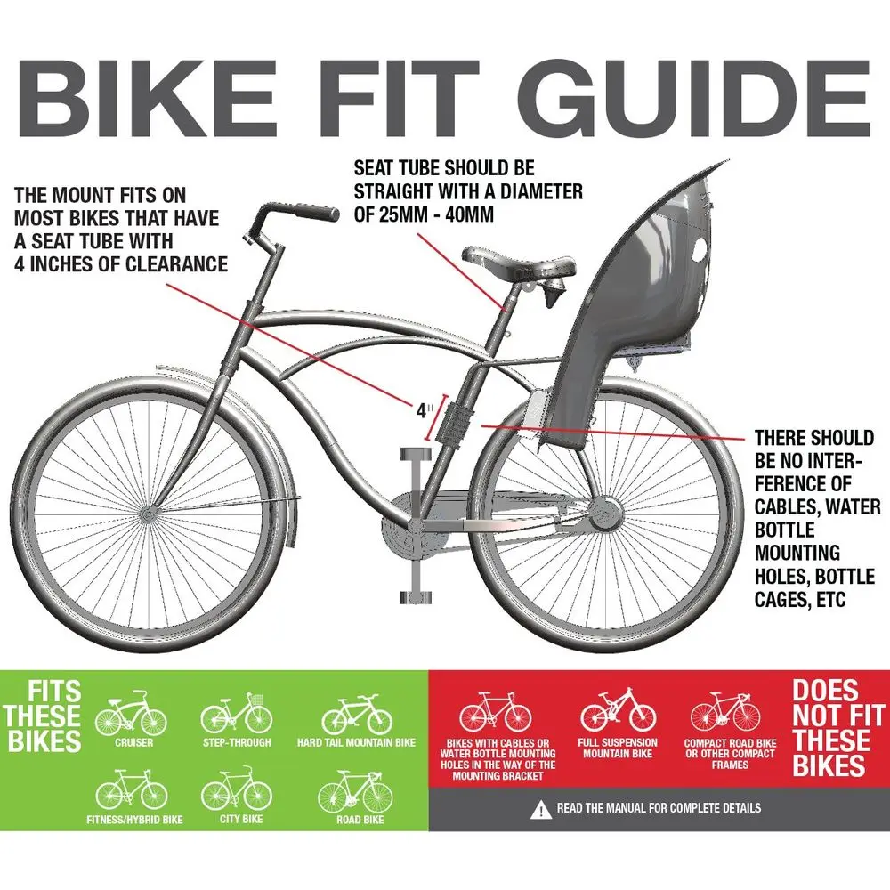 Gray Rear Shell Child Carrier