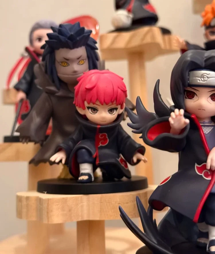 12 Stück Blindboxen mit Naruto Qibaodeng, Kampf mit Xiao, Stinktierfigur, schrillen Dekorationen, mysteriösen Geschenkboxen. – Detail 12