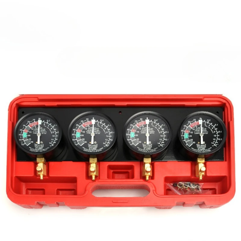 Fuel Vacuum Carburetor Synchronize Tool Kit Fuel Vacuum Carburetor Synchronizer Carb Sync Gauge Set With Rubber Hose view 5