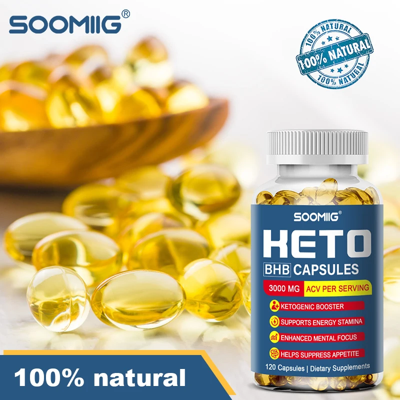 Keto BHB Capsules with Raspberry Vinegar, Sodium, Support Appetite Suppressant & Electrolyte Balance Supplement for Keto Diet