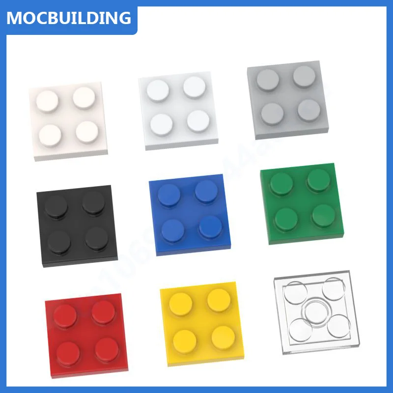 MOC-Blocos de Construção para DIY, Placa 3022, 2x2 Dots Corner, Partículas de Montagem Compatíveis, Brinquedos Educativos, 50g Around 83Pcs