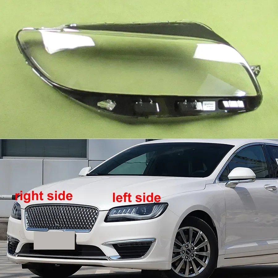 

Front Headlight Shell Transparent Lampcover Headlamp Lamp Cover Replace Original Lampshade Plexiglass For Lincoln MKZ 2017-2021