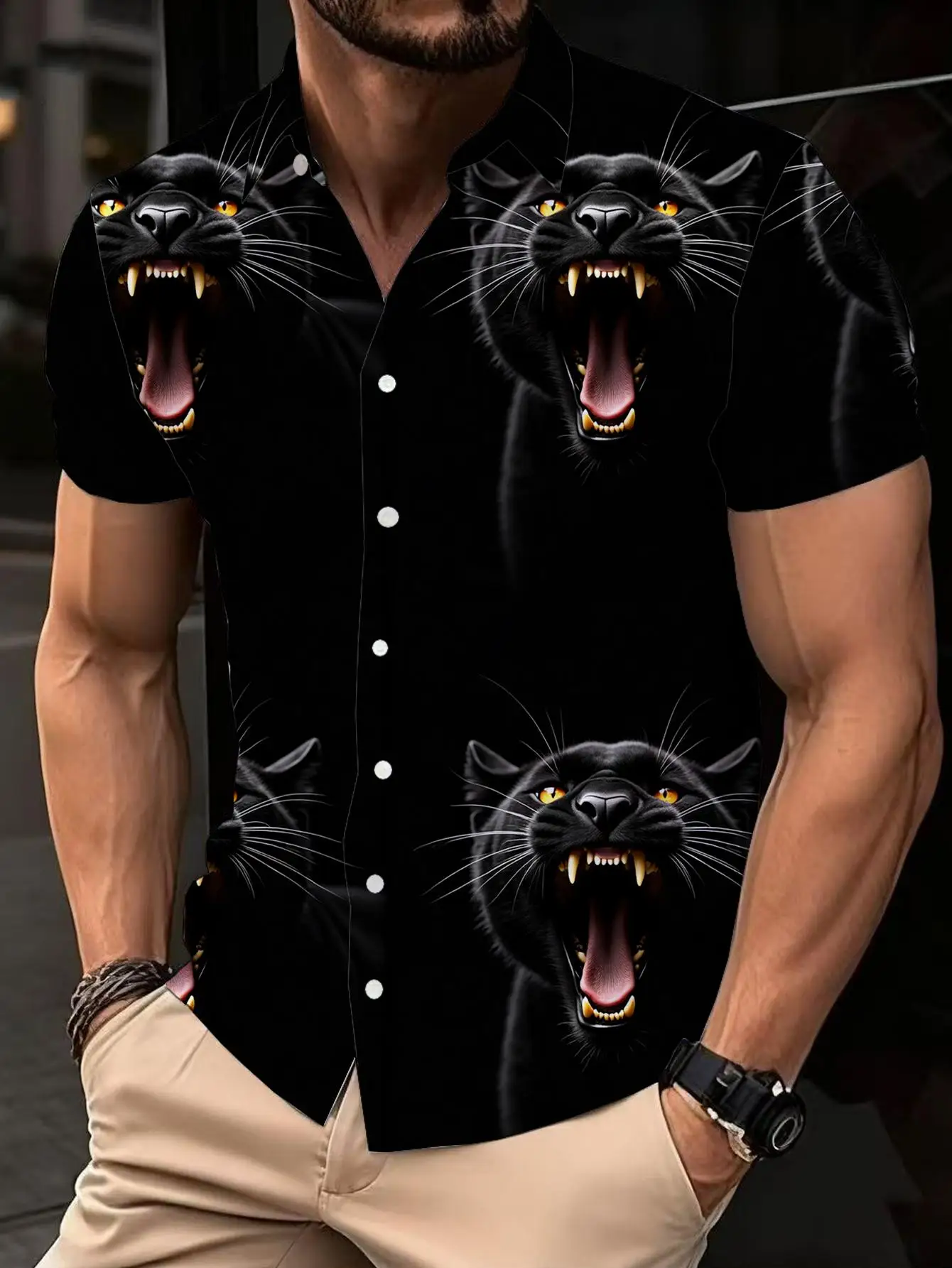 1pcs Men's shirts 2026 Summer 3D Printed Short sleeve t shirt y2k Polyester streetwear Sports T shirts Breathable Y2k tops
