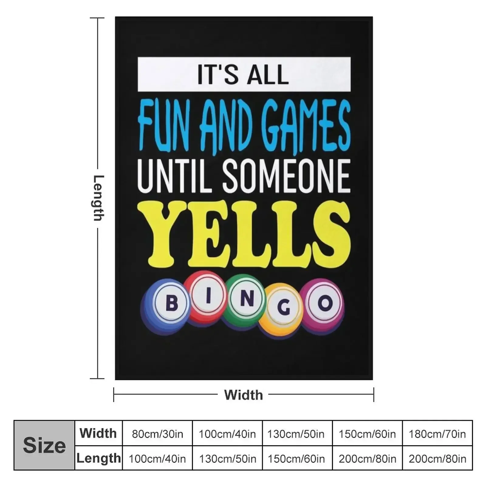 Funny Bingo Lover Throw Blanket Furry Retros bed plaid Kid'S Large Sofas Blankets