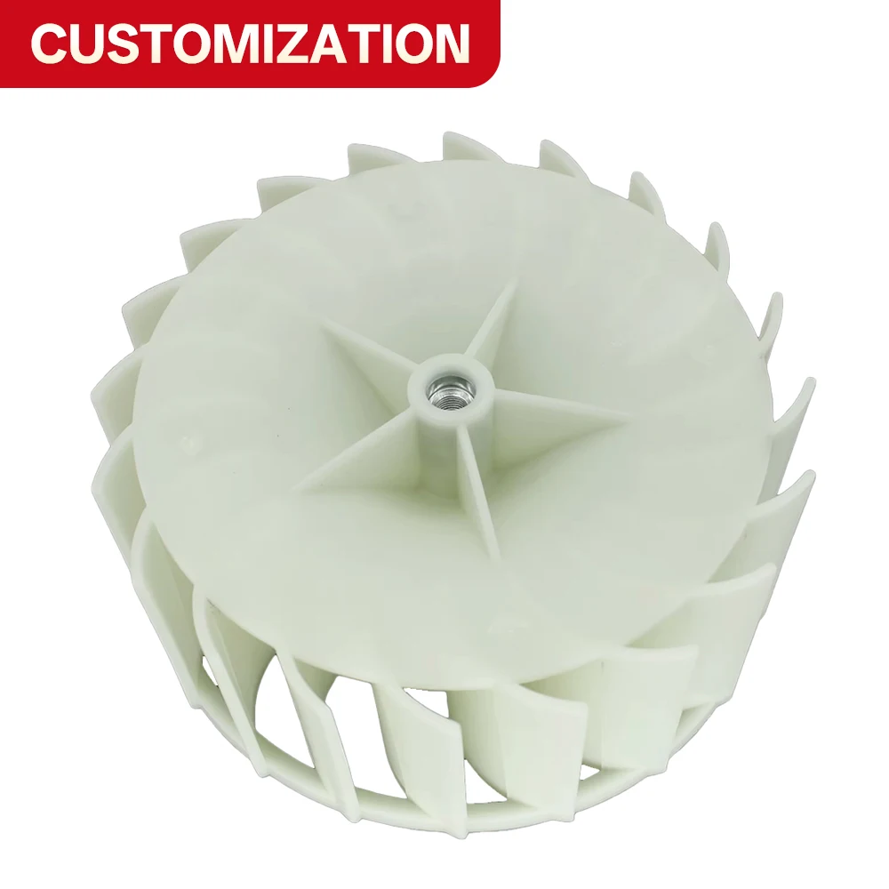 

Custom-made home appliance dryer parts: blower assemblies for dryer replacement parts, air compressors, and CNC machining