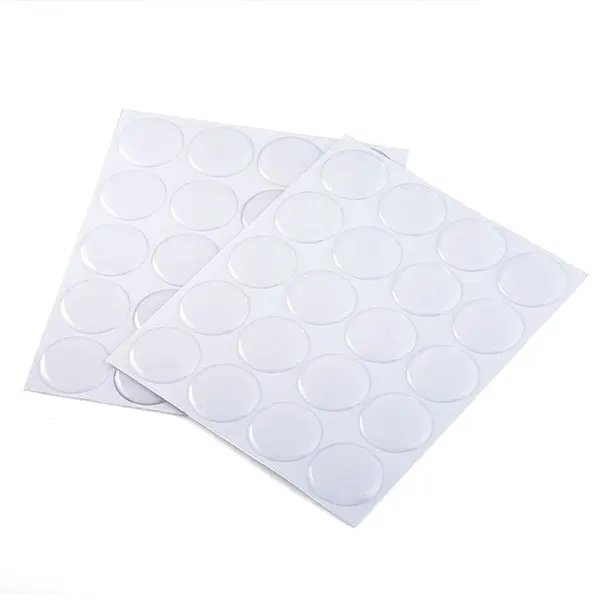 

300pcs Circle Epoxy Stickers Epoxy Stickers Transparent Clear Round Bottle Soft Craft Durable 3D Resin