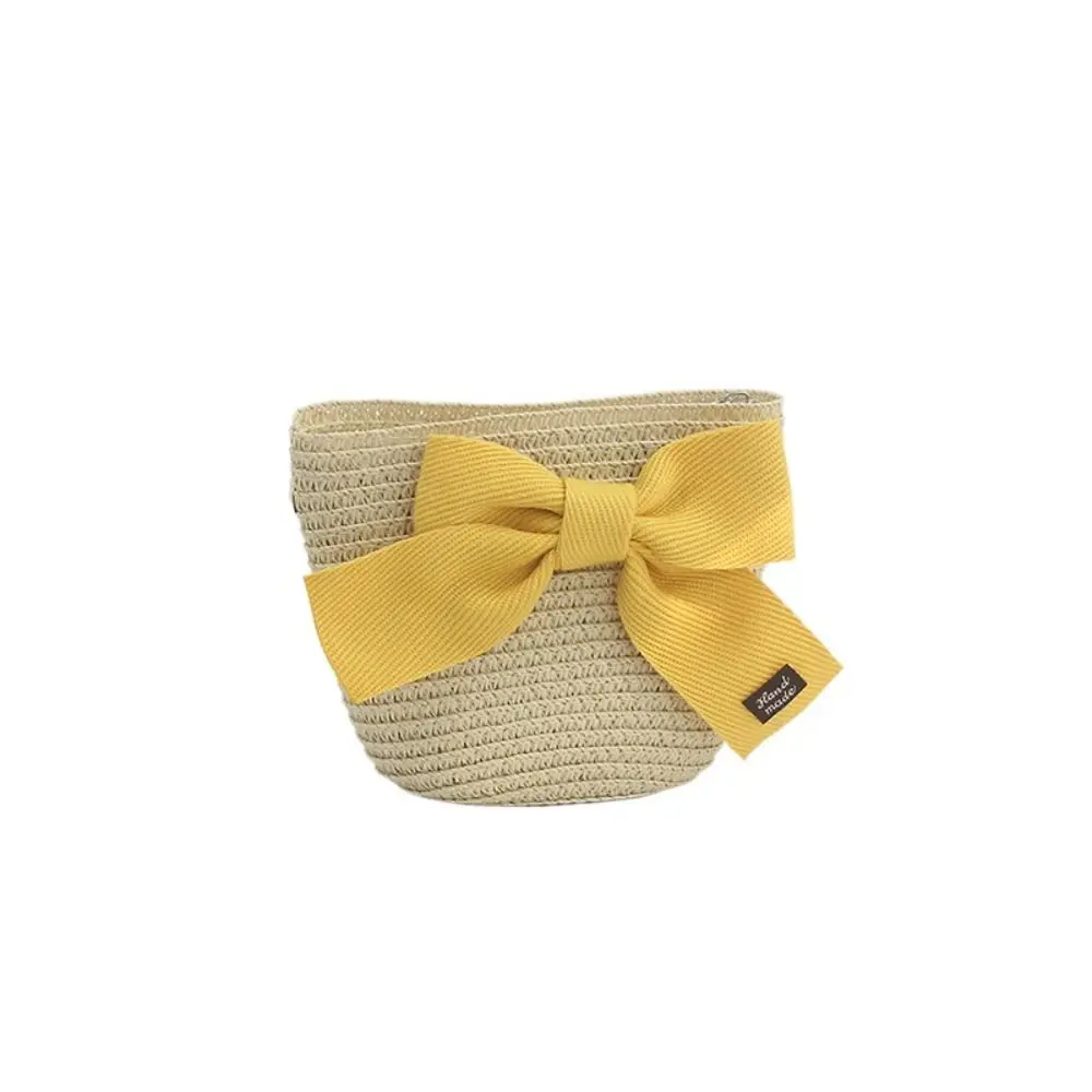 

Travel Shoulder Bag Handbag Summer UV Protection Sun Visor Hat Children Straw Hat Same Style Bags Korean Style Girl Cap