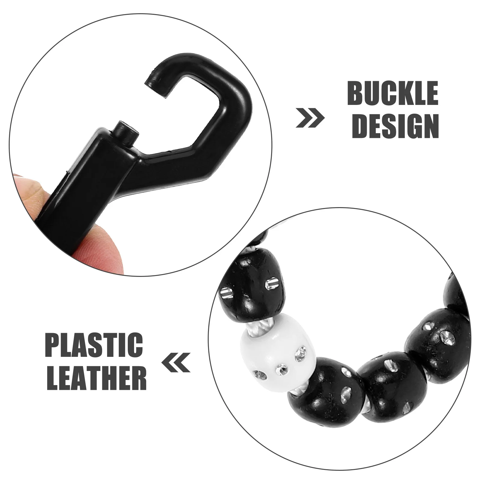 

Golf Score Counter Lightweight Plastic Rope Portable Golfing Scoring Chain Stroke Counter Golf Beads Clicker Golfing Supplies