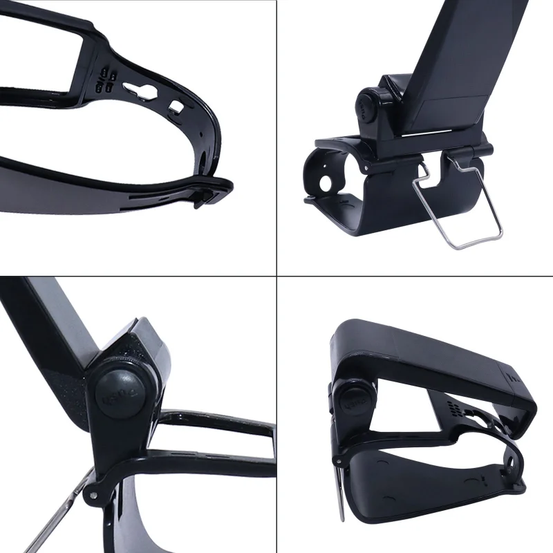 Schwarz Faltbare Handy Ständer Clip Für PS5 Controller Grip Joystick Halter Einstellbare Gamepad Halterung Halter Für PS5