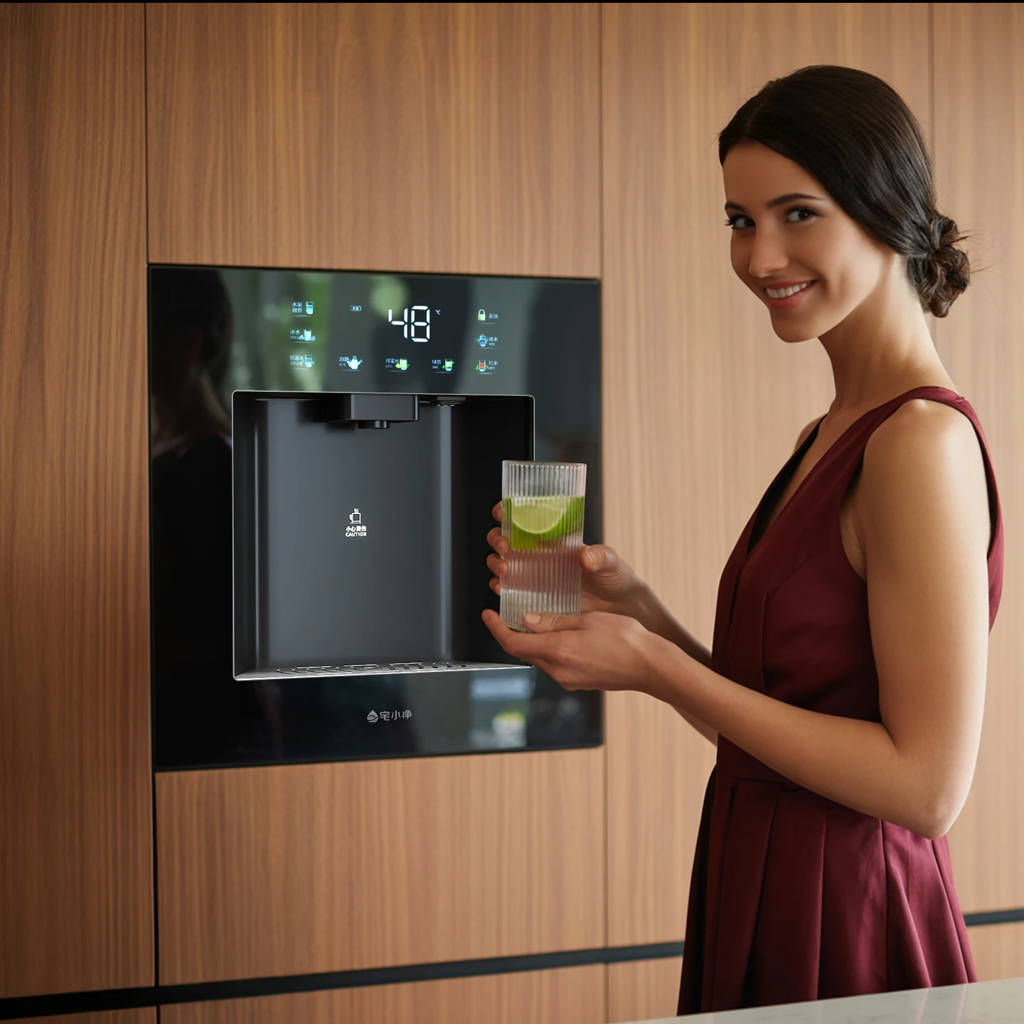 

Stainless Steel Electronic Cooling Hot and Cold Built-In Water Dispenser for Home or Office Drinking Water Needs