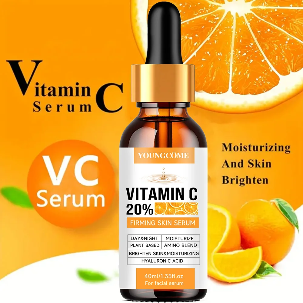 영컴 프리미엄 20% 비타민 C 세럼 (히알루론산, 레티놀 함유) - 피부 콜라겐 증진, 안티에이징 & 주름 개선
