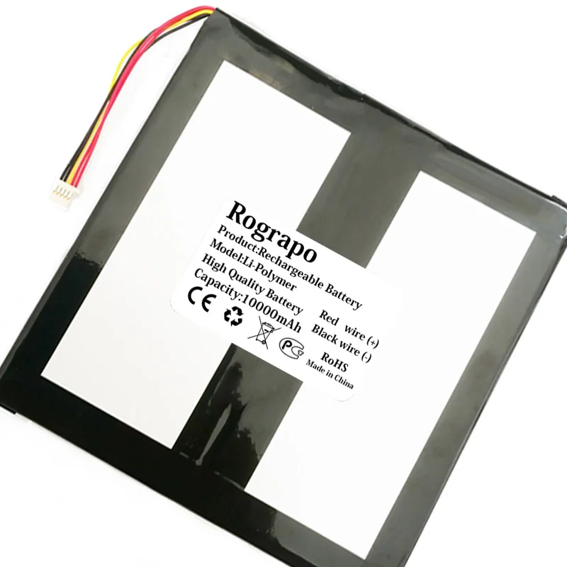 Новый 3,7 V 10000mAh Irbis TW 30120146 планшетный ПК аккумулятор 5 проводной разъем