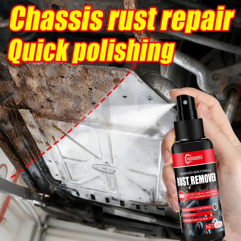 Magic Car Chassis Rust Repair Spray - Suitable for Chassis, Exhaust Pipe Repair, Motorcycle Bearing Restoration, Detail Rust Mai