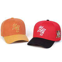 Unisex Gothic SF Letter Embroidery Baseball Caps Spring Autumn Outdoor Adjustable Casual Hats Sunscreen Hat Sports Cap