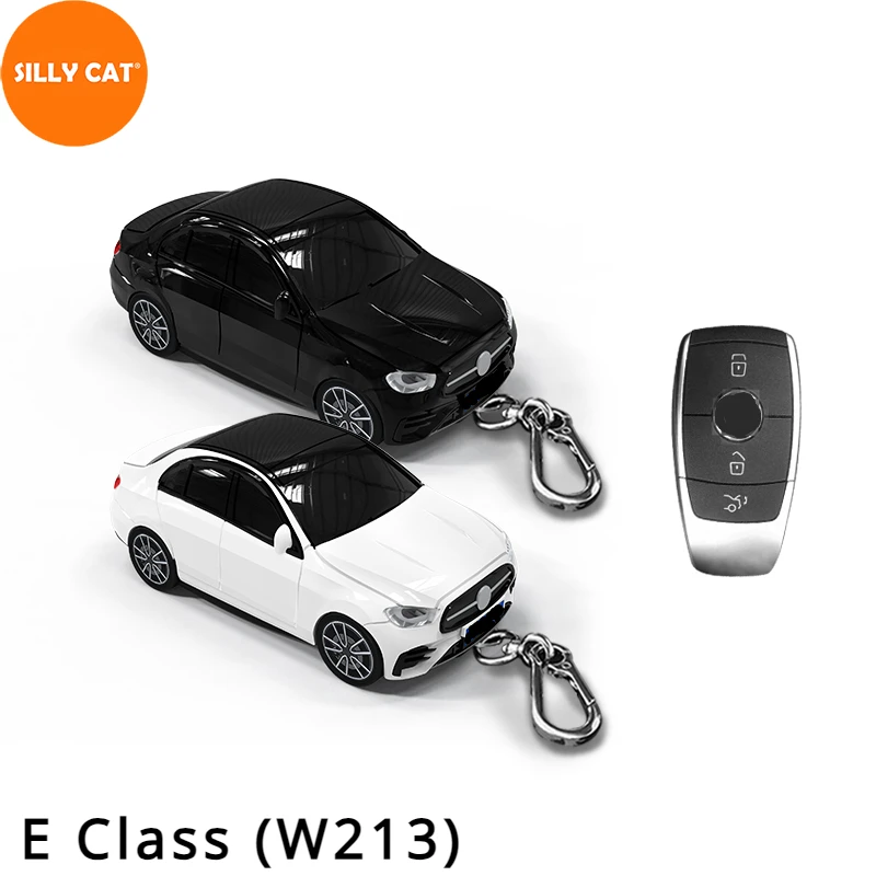 

Car Shape Model Car Key Case Fob Shell for Mercedes Benz E Class W213 Plastic Car Model Key Cover Case