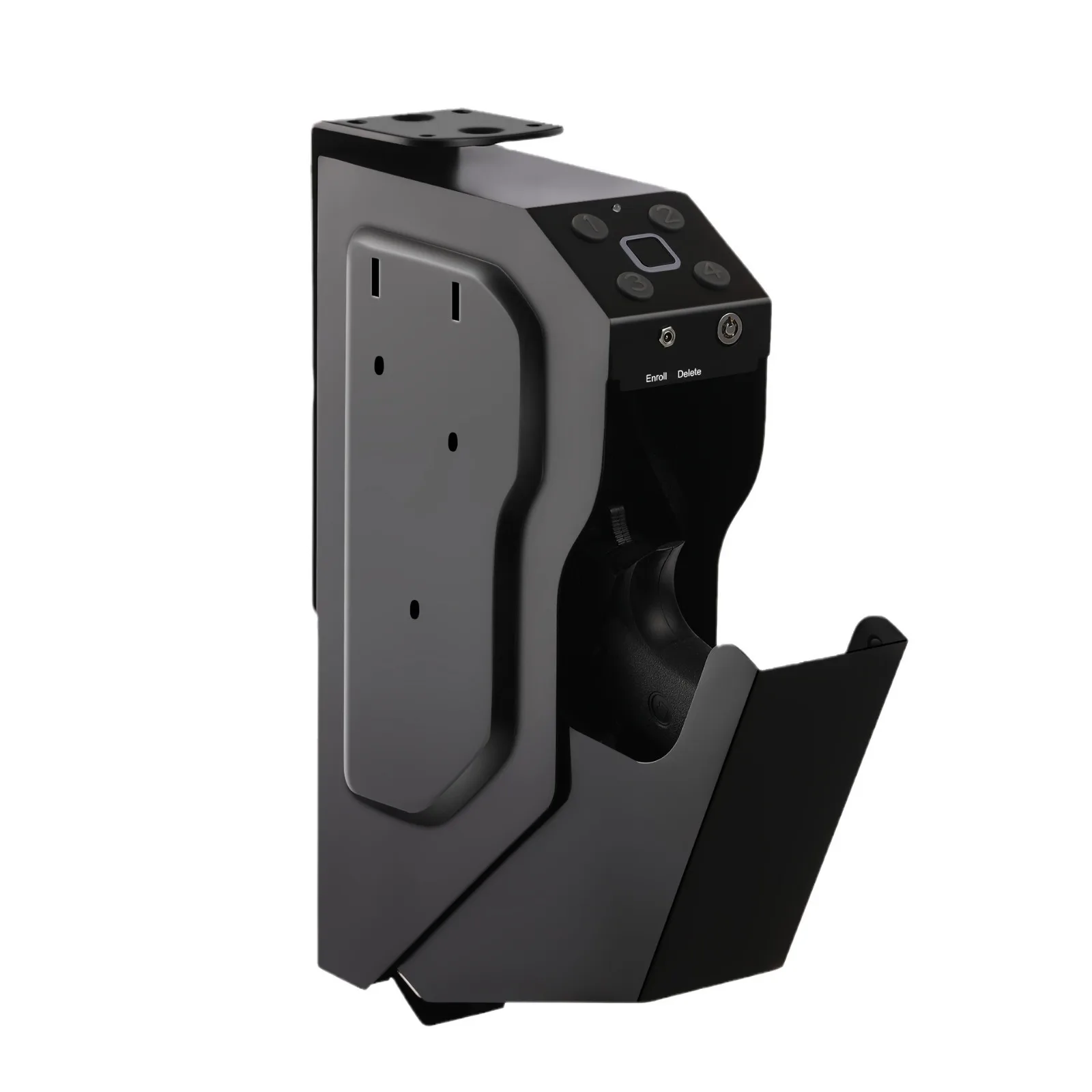 Fingerprint, password, key, three-in-one gun box, safe, home hidden, portable, anti-theft and anti-drop, cross-border car hangin