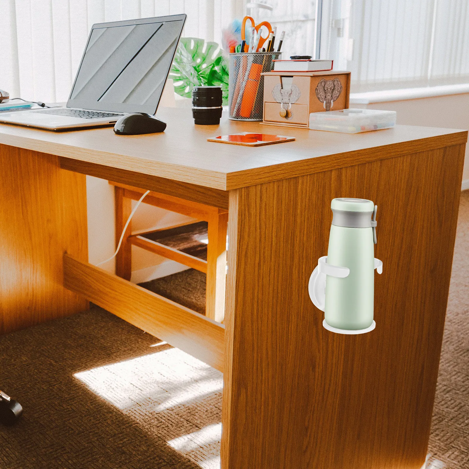 Cup Holder Multi-Functional Desktop Organizer for Coffee Mug Tea Cup Bottle Stylish Desk Accessories Home Office