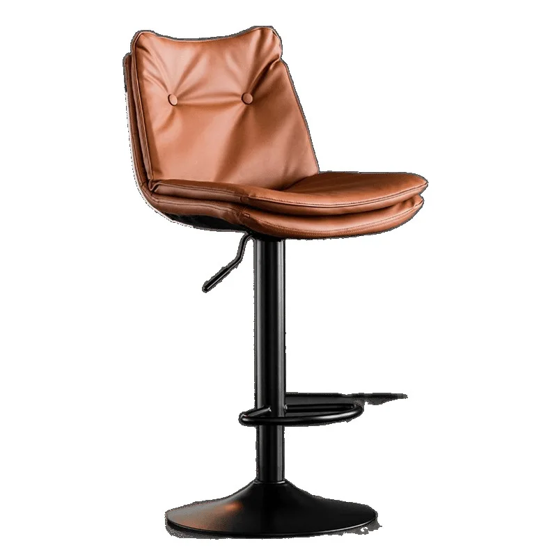 

Bar chair lift and rotate, light luxury fashion high stool