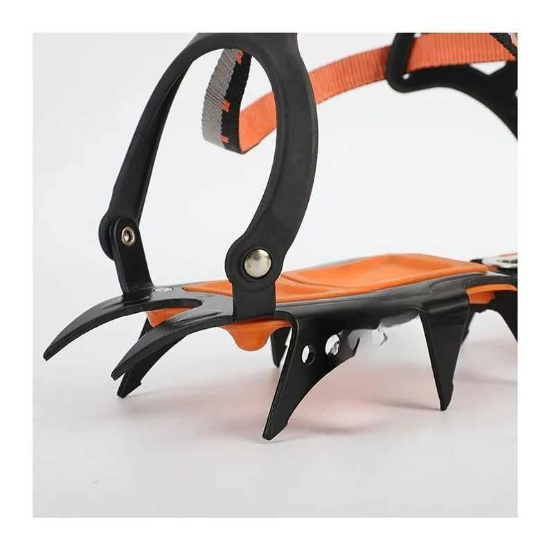 12 Teeth Professional  for Outdoor Rock Climbing Ice Fishing Snow Anti-slip Device Shoe Cover
