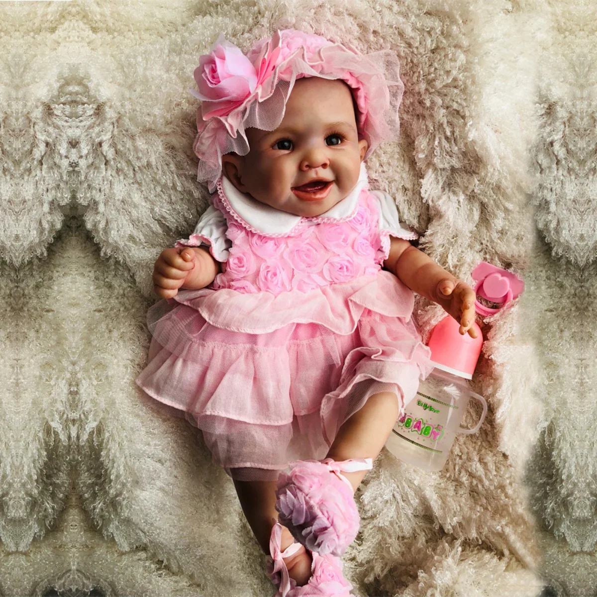 

20 Inch Full Body Silicone Reborn Baby Doll 144 Newborn Baby Girl Bebe Lifelike Reborn babies For Children Gifts