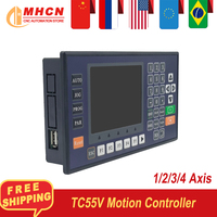 EU Warehous TC55V Motion Controller Servo Stepper Motor Numerical Control System 1 Axis 2 Axis 3 Axis 4 Axis for Engraving CNC