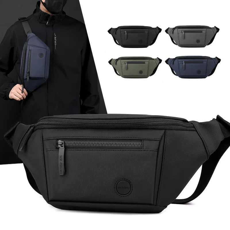 

New men's chest bag - daily sports outdoor crossbody bag - versatile single-shoulder small handbag - casual waist bag