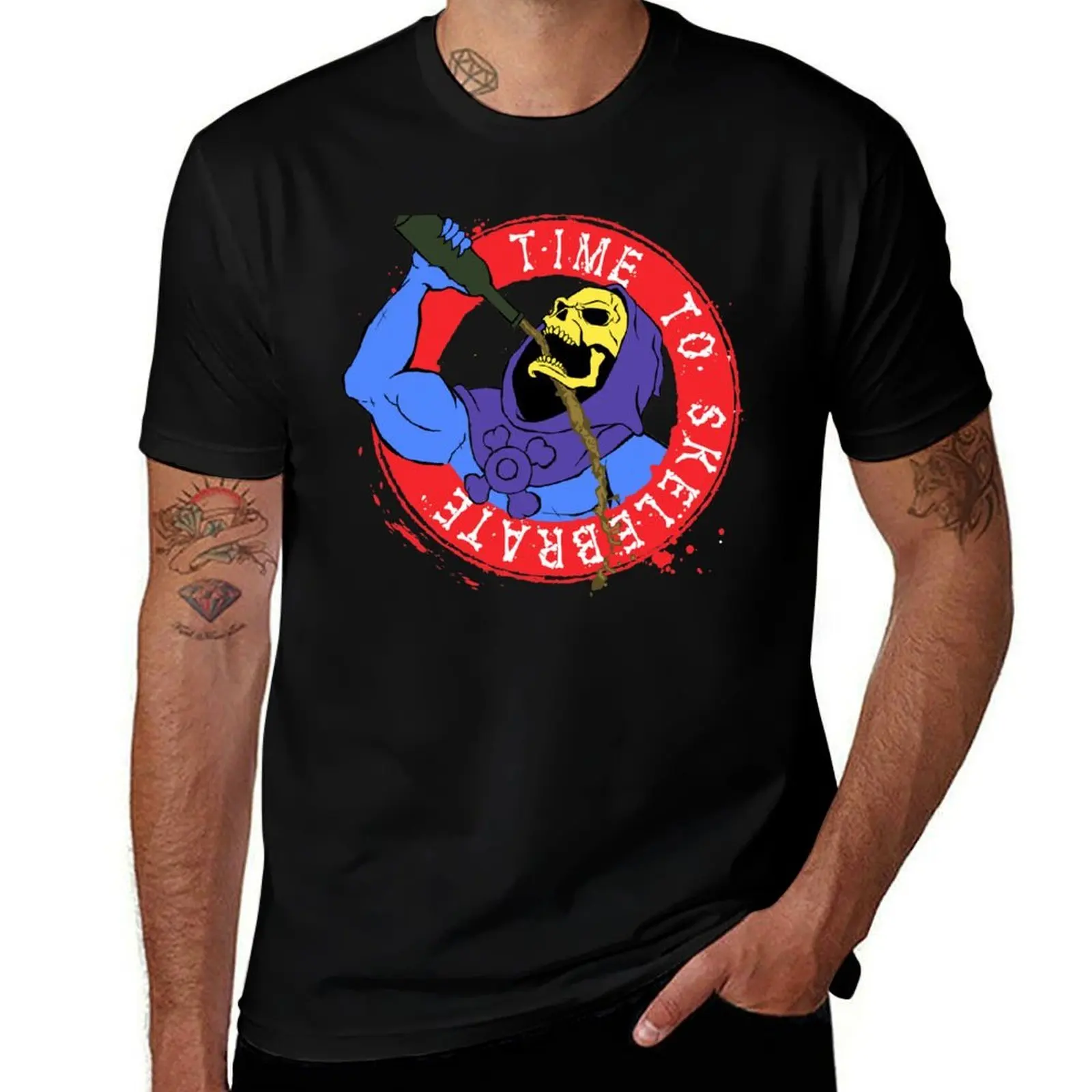 

Time to Skelebrate T-Shirt Trendy Casual Short Sleeve Shirt