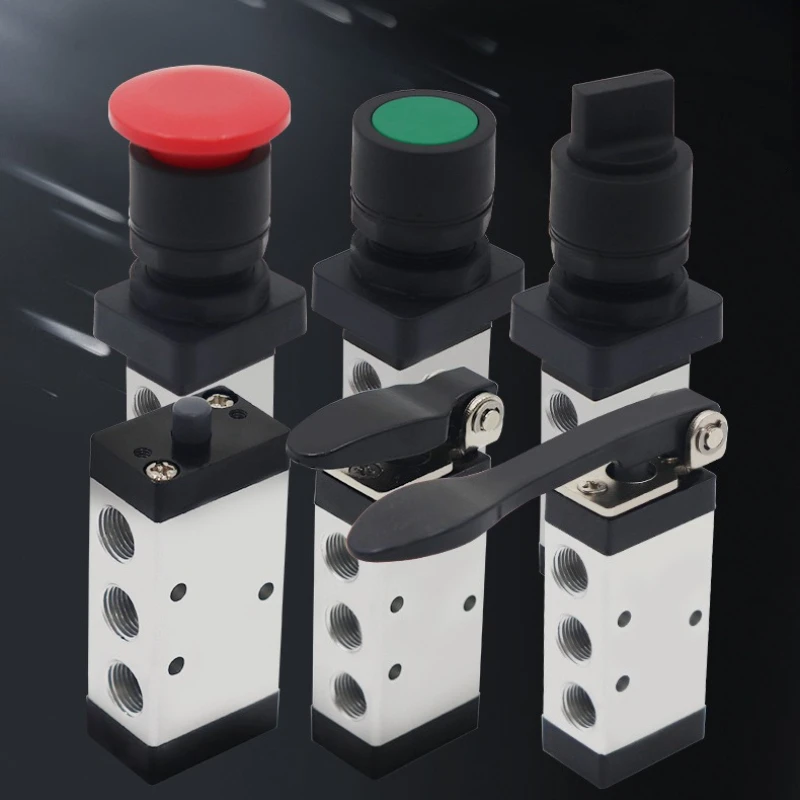 

M5B210-08 5/2 Way Manual Override Valve w/Limit Switch for Cylinder Control in Industrial Automation Systems