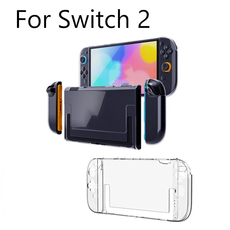 TPU-Schutzhülle für Switch 2, stoßfeste Abdeckung mit komfortablem Griff für Switch 2 Gaming-Konsolenzubehör