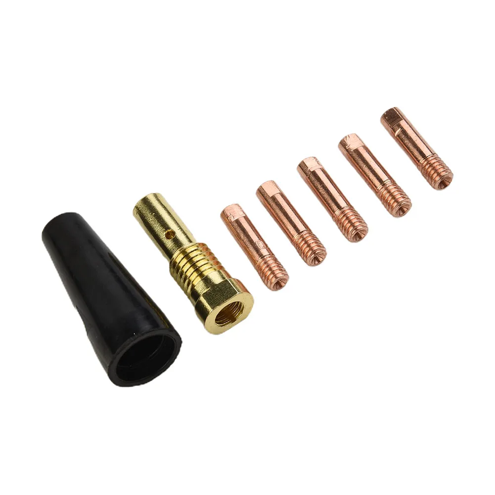 Protective Cover Gasless Nozzle Tips 030 Brass Gasless Holder Nozzle Tips Fit for century FC90 for mig Welding for torch
