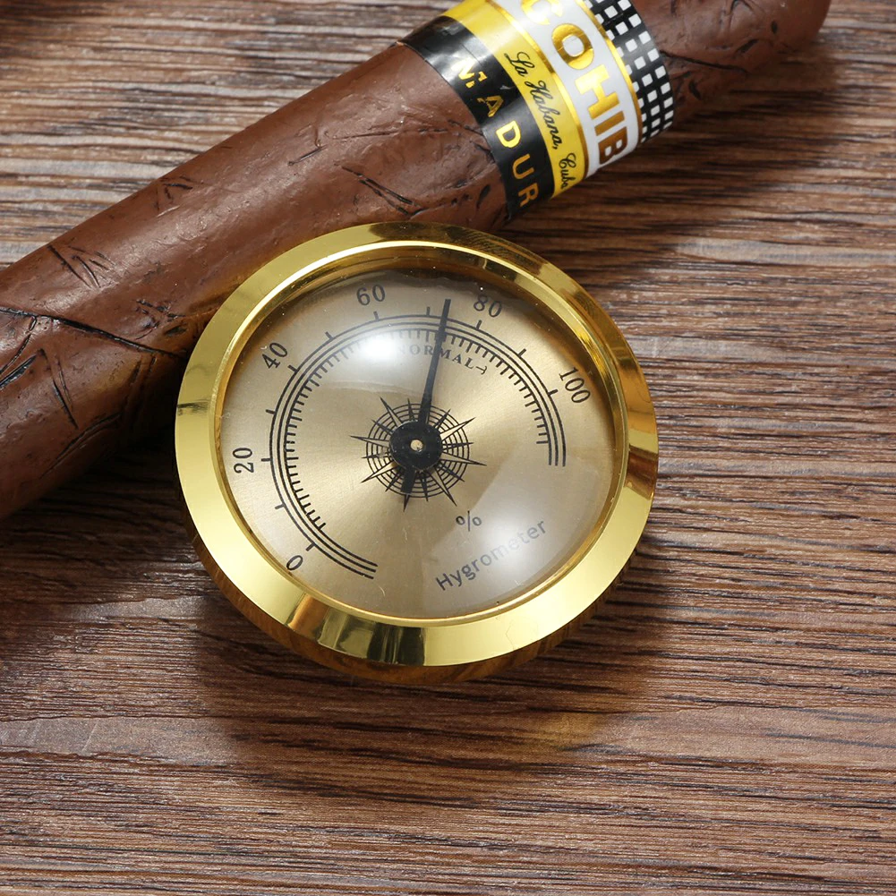 

GALINER Luxury Cigar Hygrometer Accurate Portable Puro Humidor Hygrometers For Charuto Case Smoking Accessories