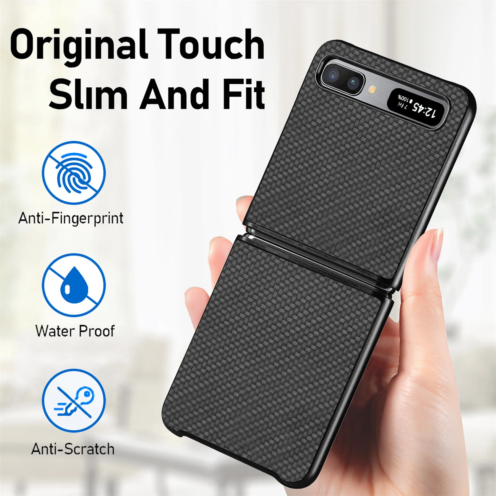 for Samsung Z Flip 2 1 6 5 4 3 flip6 flip5 flip4 Folding Funda Case for Samsung Galaxy Z Flip 2 1 5G Flip2 Flip1 Phone Cover