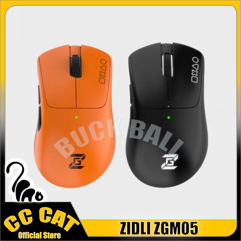 

ZIDLI ZGM05 Gamer Mouse Wireless mouse 59g Lightweight 2mode PAW3395 Long endurance 120000DPI Macros E-Sport Office Game Mouse