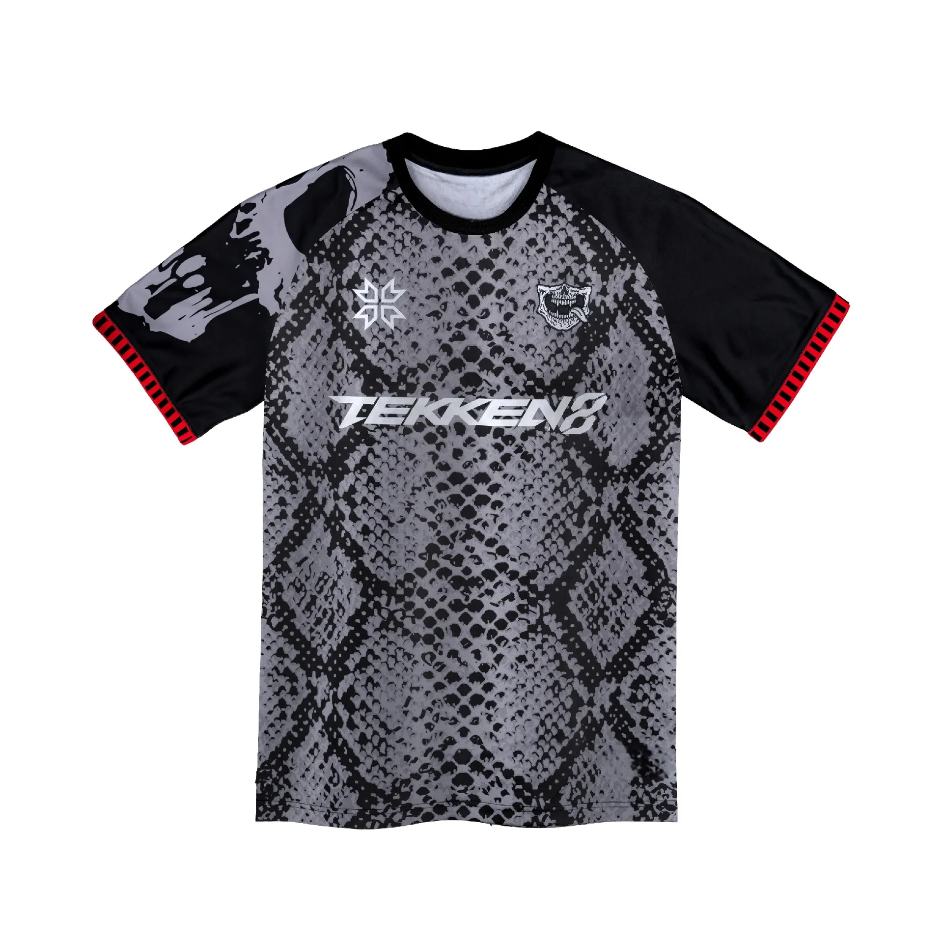 Camiseta Oversized 3D Estampada Iron Fist 8 Python Verão 2026, Manga Curta Casual para Jogos de Luta, Top Infantil Unissex