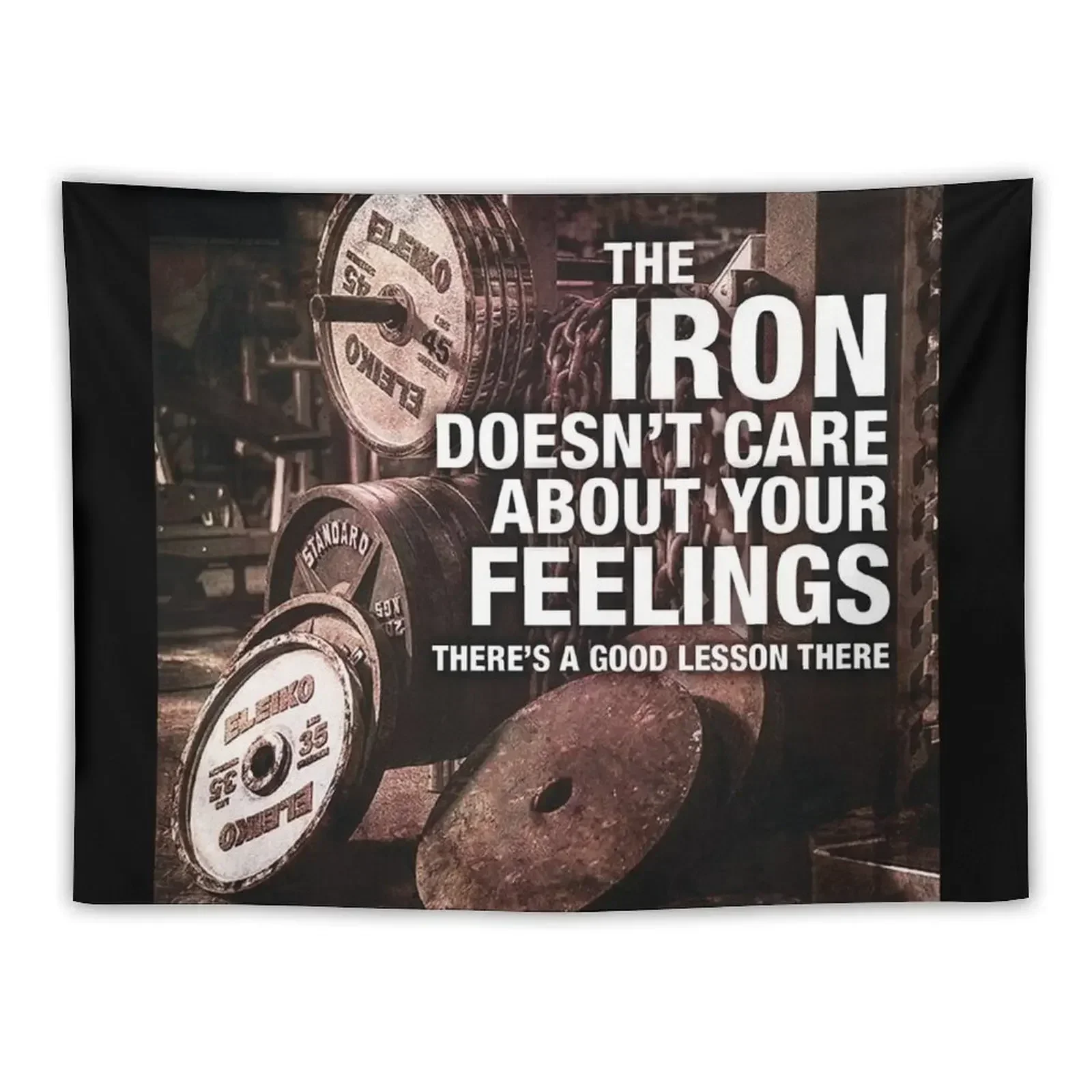 Bodybuilding Fitness Workout Inspirational Quote Tapestry Decoration Room Room Decoration Accessories Tapestry