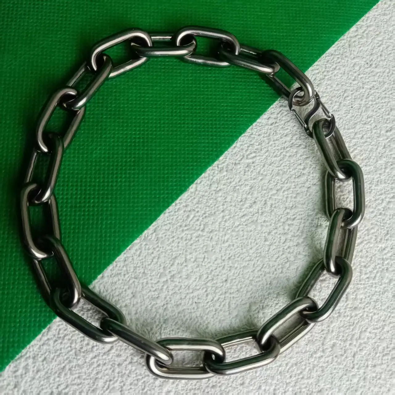 

14mm pure titanium O-chain bracelet with 8-shaped buckle