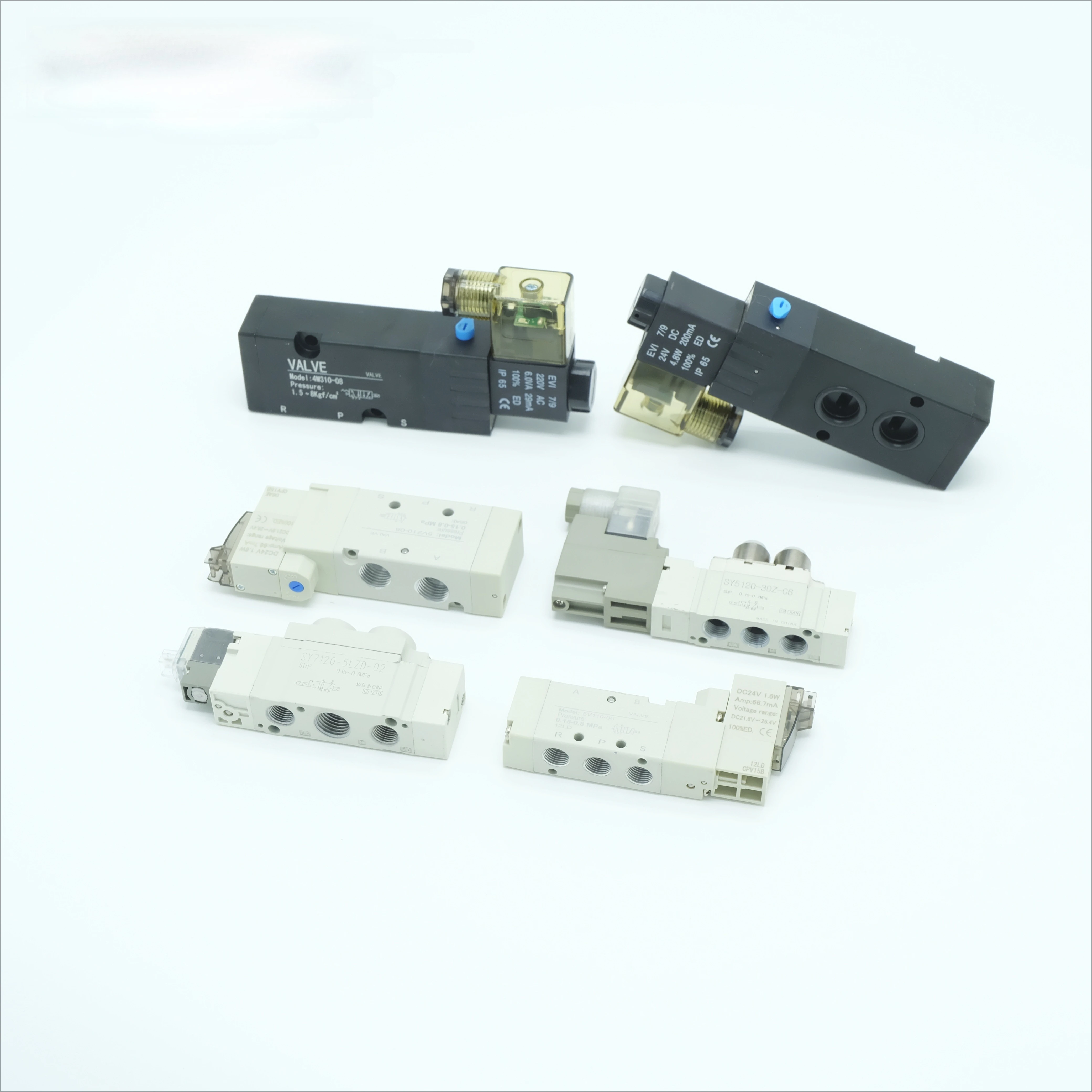 

4V330 SY7120 4M310 5V110 Пневматические клапаны для текстильных механизмов с пневматическим приводом