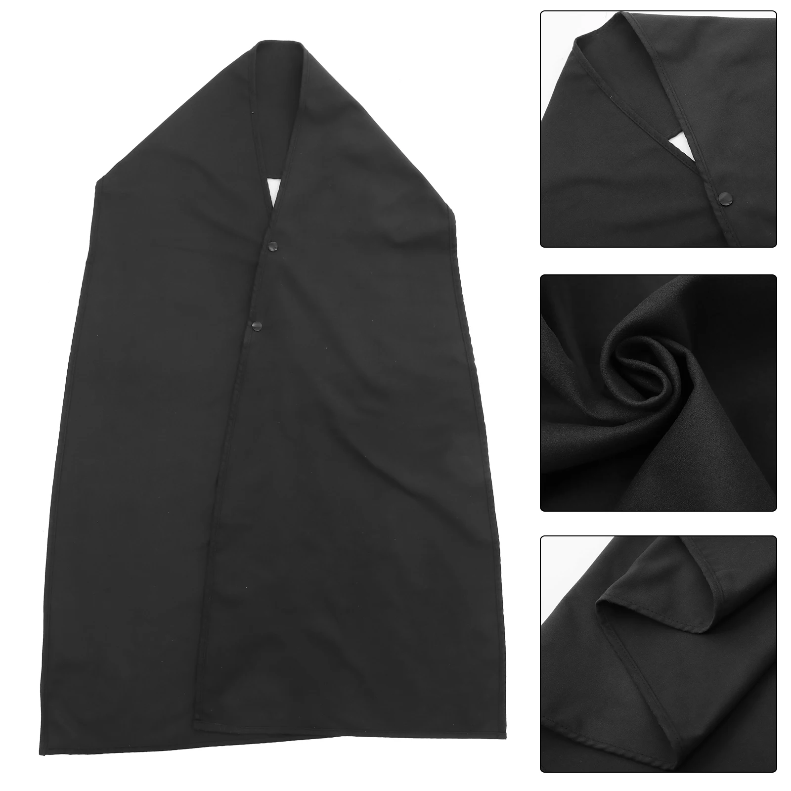 

Scarf Apron Bibs Adult Women Men Washable 1PC Polyester Elegant Dining Home Restaurant Snap Closure for Adults