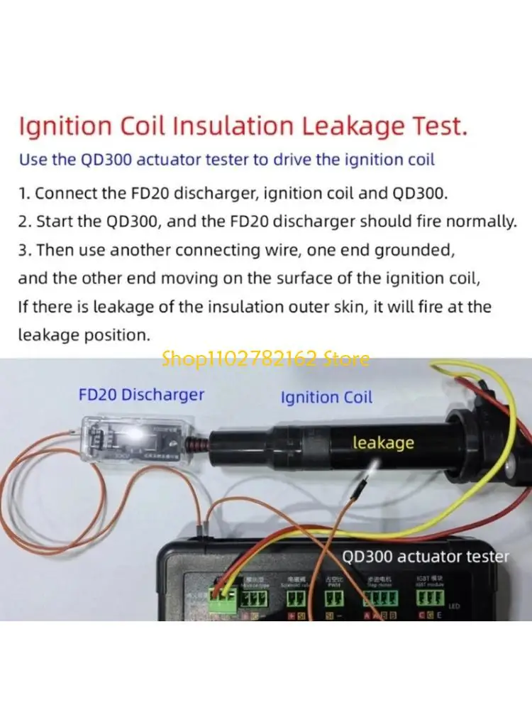 547B High Precise Motorcycle Ignition System Tester With Real Time Data For Quick Diagnosis