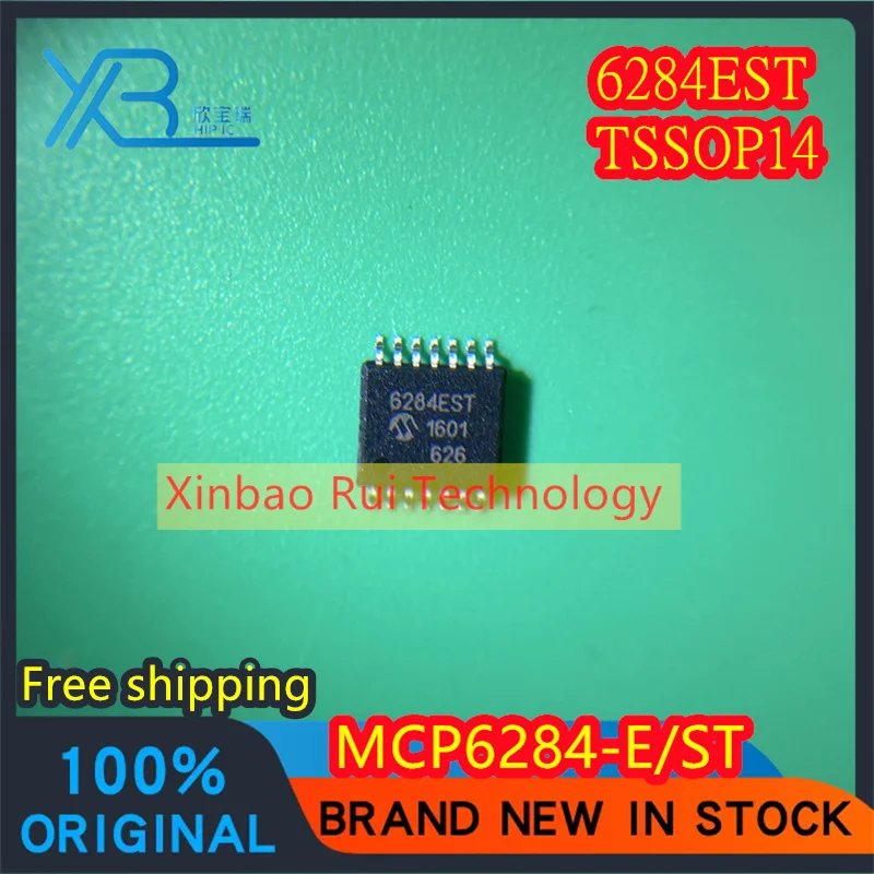

(5/20pieces) MCP6284-E/ST TSSOP14 parts mark 6284EST operational amplifier chip 100% new and original Electronics Free shipping