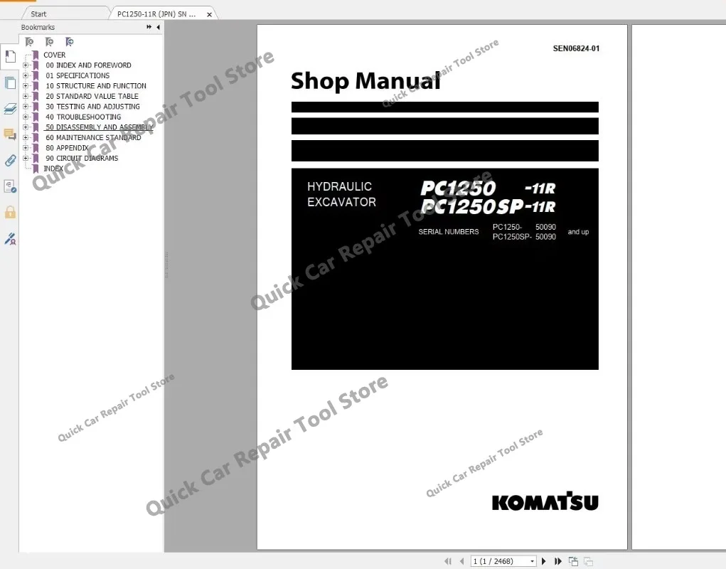 2026 newest  for Komatsu Hydraulic Excavator Updated [2022] 7.75 GB PDF Shop Manual, Operator Maintenance & Circuit Diagram DVD