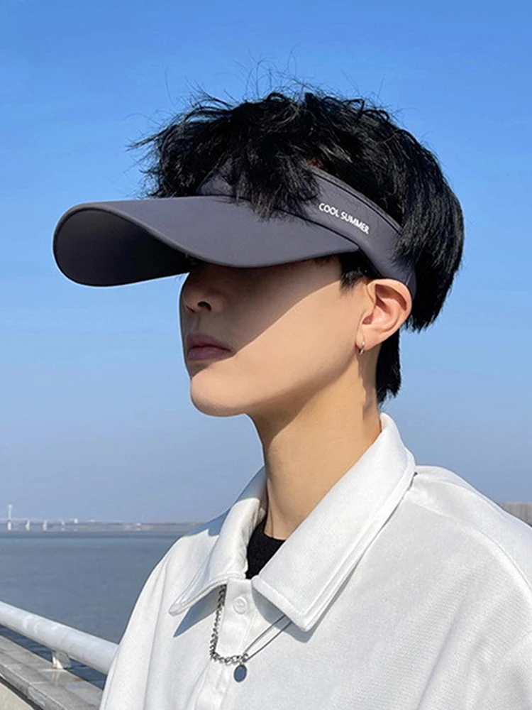 AliExpress {MAX-111} 1 Pcs Summer Men UV Protection Cooling Stretchy Visor Ice Silk ﻿ Sun Hats Cycling Running Sports Visor Cap