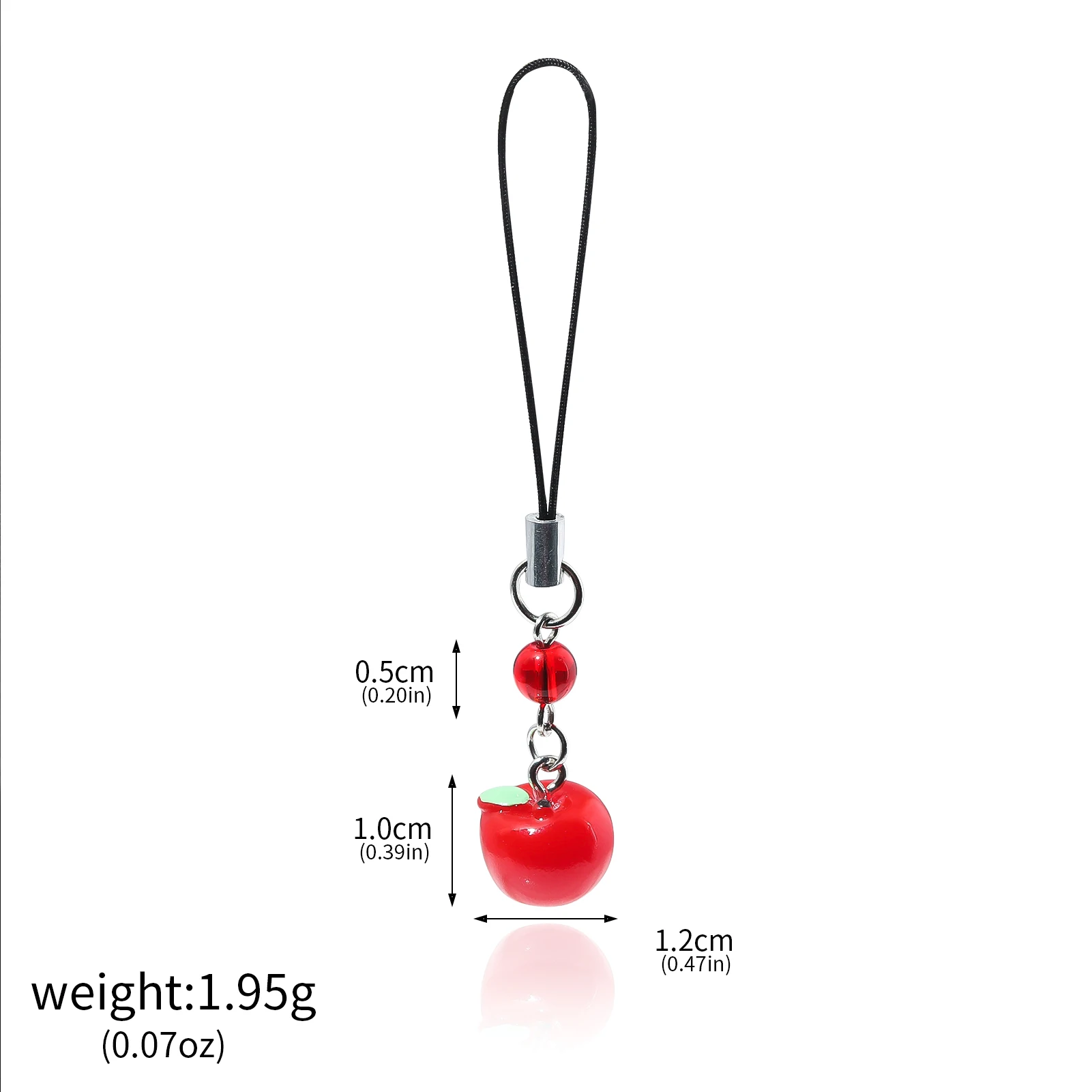 الحب والفضاء العميق الأحمر التفاح حقيبة قلادة لطيف الفاكهة سلسلة هواتف المحمول الرجال النساء صديق اكسسوارات الحفلات هدية زوجين المفاتيح #6