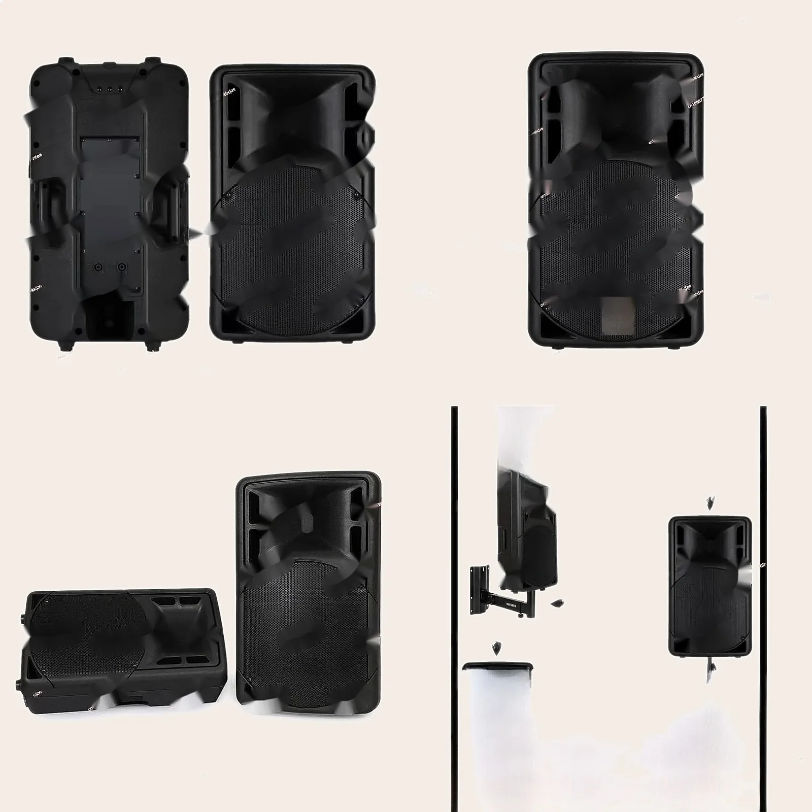 15 Inch Professional Audio Speaker Plastic Accessories for Sound Box