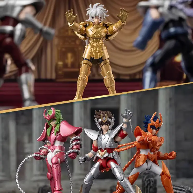 

Blokees Saint Seiya Galaxy Version Vol.4 Gold Zodiac Saga Blind Box Assembly Action Figure Anime Collectible Model Toy Gift