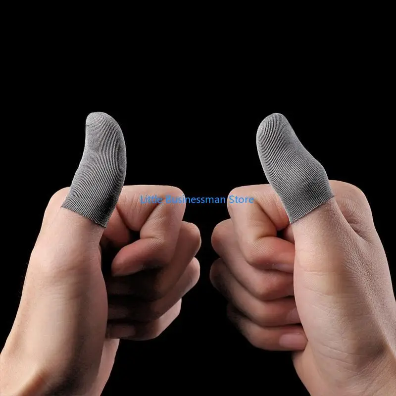1 Paar Gaming-Finger-Ärmel, atmungsaktiv, Daumen-Finger-Fingerspitzen-Abdeckung für M76A – Detail 7