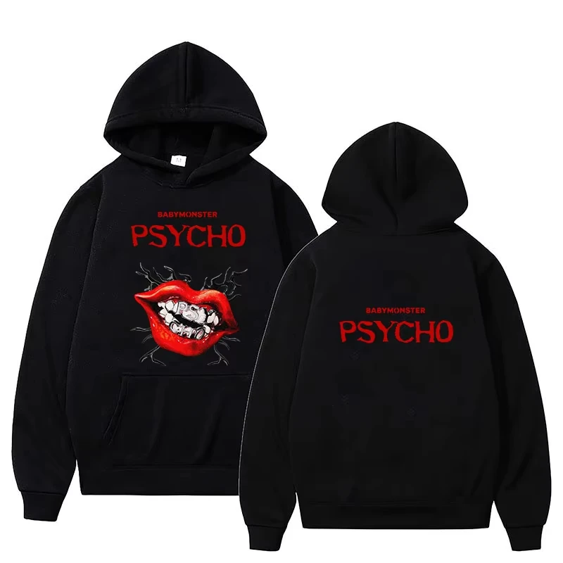 

2026 new BABYMONSTER PTour Hoodies Unisex High Street Sweatshirts Punk Pullovers Fashion Personality Aesthetic Streetwear Tops